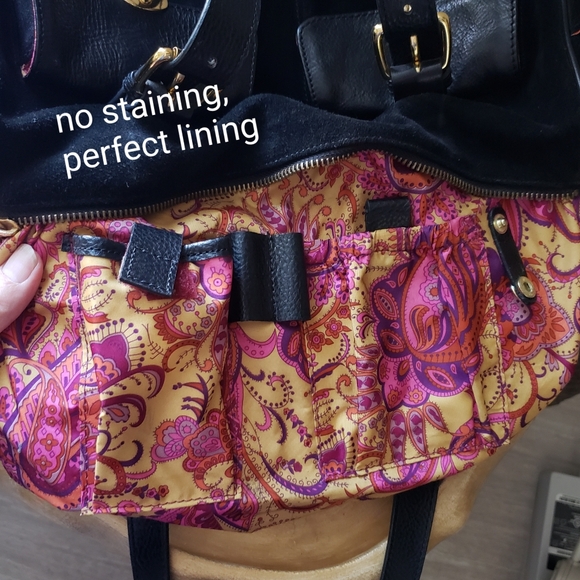 Maxx NY Leather And Suede Shoulder Satchel Bag - Picture 11 of 16